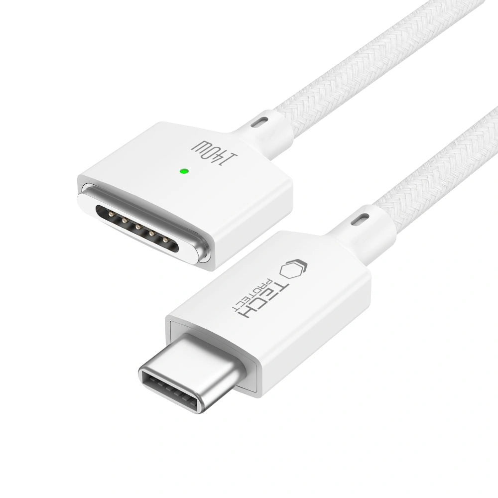 Kabel Tech-Protect MMC01 Ultraboost USB-C / USB-C do MacBook - biały – zdjęcie 3