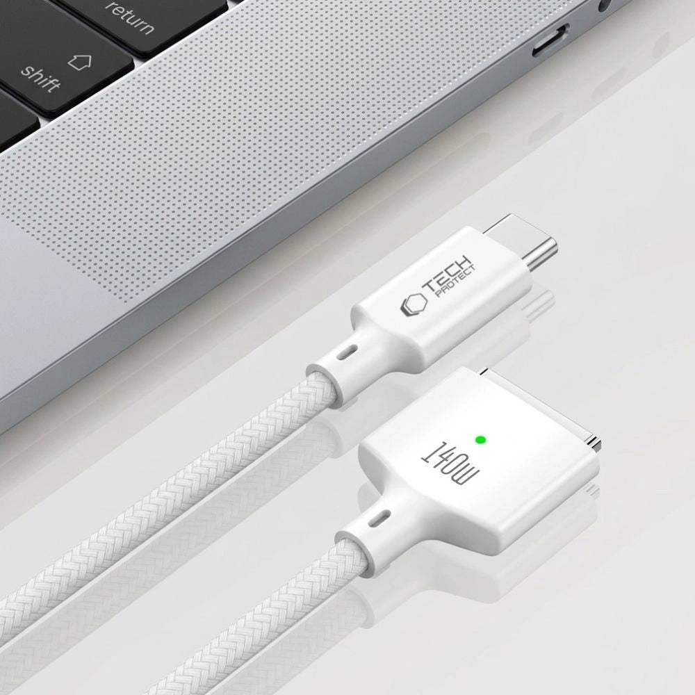 Kabel Tech-Protect MMC01 Ultraboost USB-C / USB-C do MacBook - biały – zdjęcie 5
