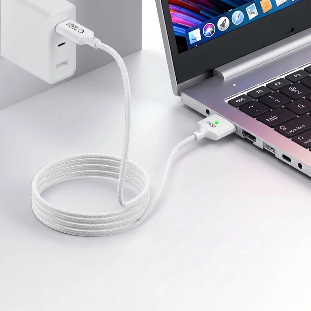 Kabel Tech-Protect MMC01 Ultraboost USB-C / USB-C do MacBook - biały – zdjęcie 6