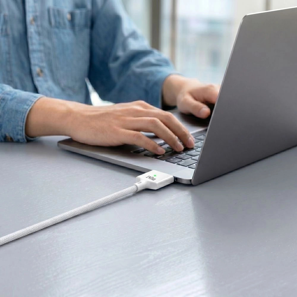Kabel Tech-Protect MMC01 Ultraboost USB-C / USB-C do MacBook - biały – zdjęcie 7