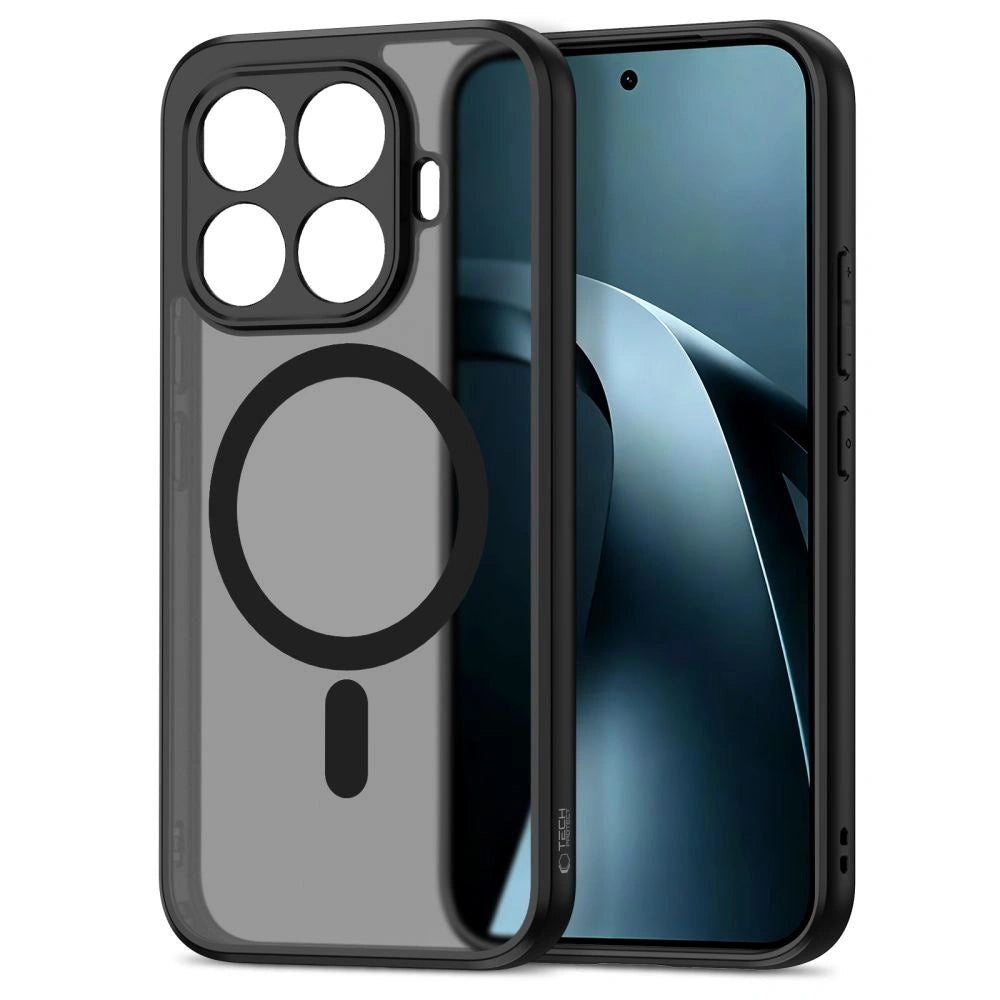 Etui Tech-Protect Magmat MagSafe na Xiaomi 17T Pro - czarne matowe – zdjęcie 2