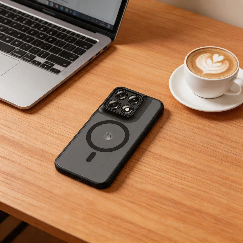 Etui Tech-Protect Magmat MagSafe na Motorola Edge 70 Pro 5G - czarne matowe – zdjęcie 5