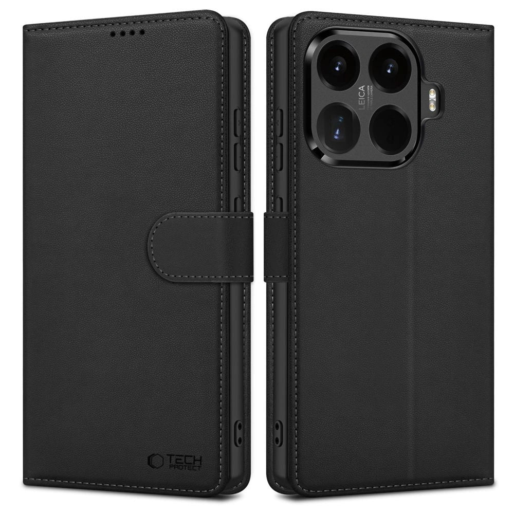 Etui Tech-Protect Wallet na Xiaomi 17T Pro - czarne