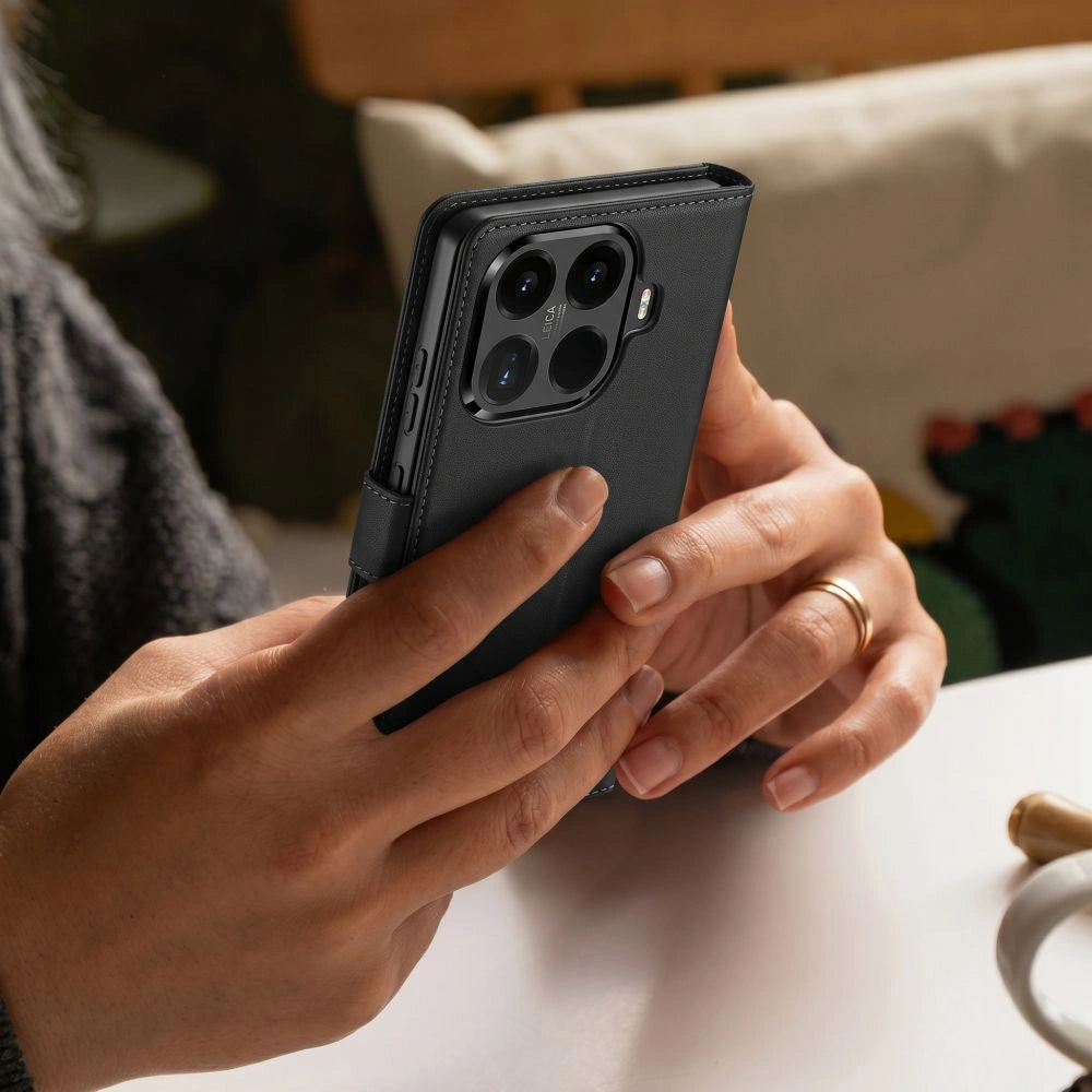 Etui Tech-Protect Wallet na Xiaomi 17T Pro - czarne – zdjęcie 7