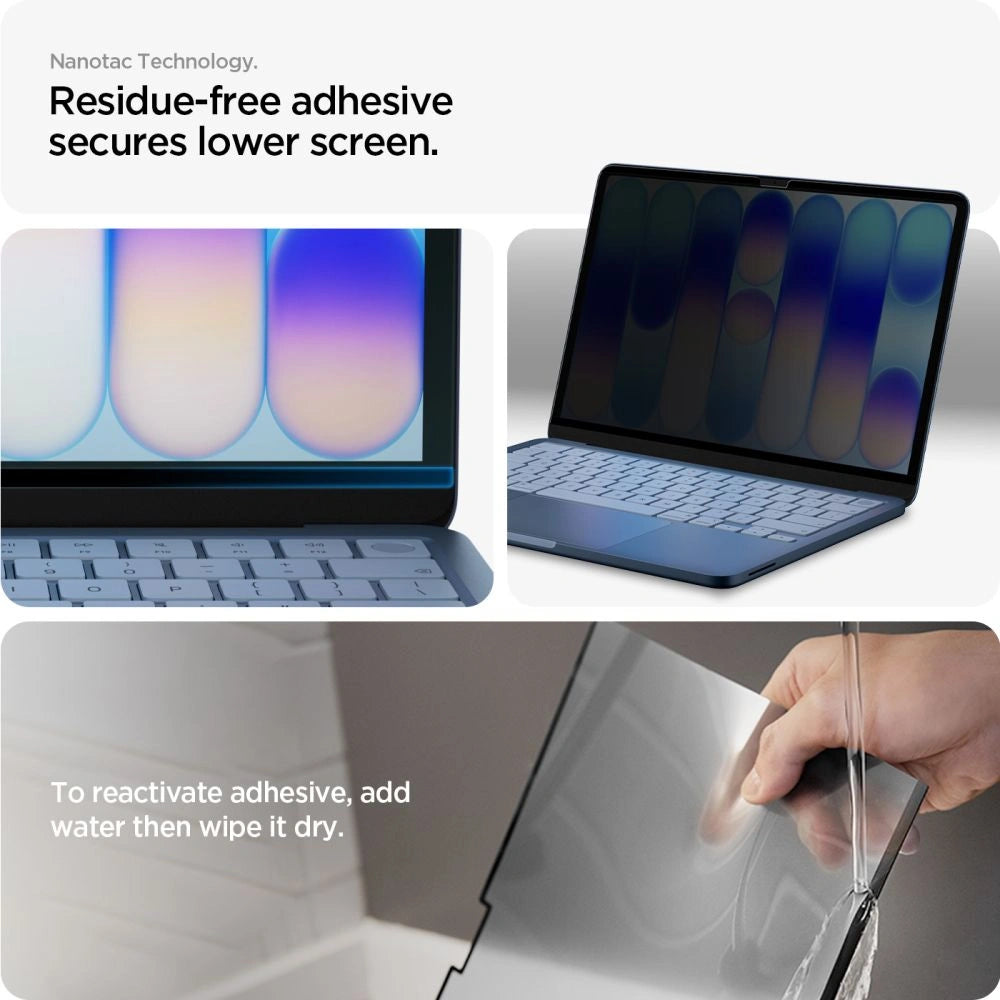 Folia prywatyzująca Spigen SafeView na MacBook Neo 13" 2026 – zdjęcie 7
