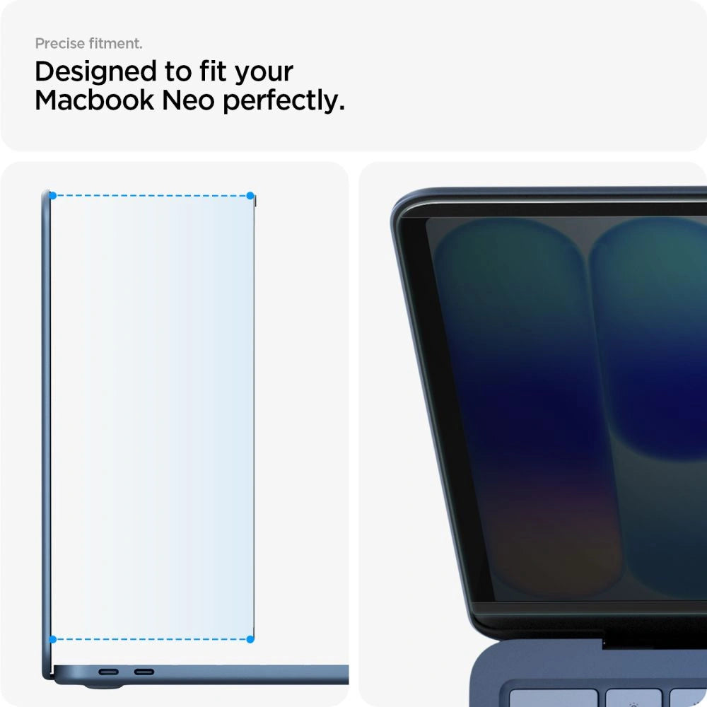 Folia prywatyzująca Spigen SafeView na MacBook Neo 13" 2026 – zdjęcie 8