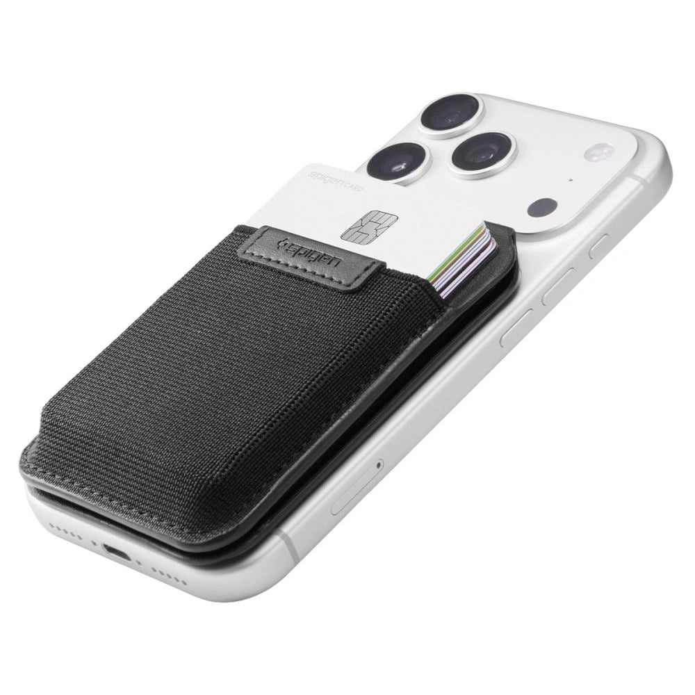 Portfel Spigen Slim Fold S314-4 MagSafe na telefon - czarny – zdjęcie 3