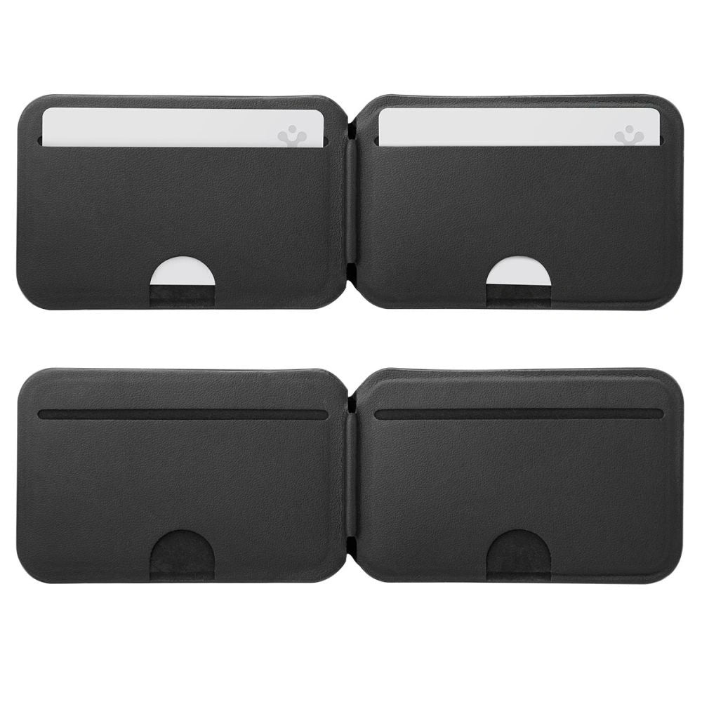 Portfel Spigen Slim Fold S314-4 MagSafe na telefon - czarny – zdjęcie 6