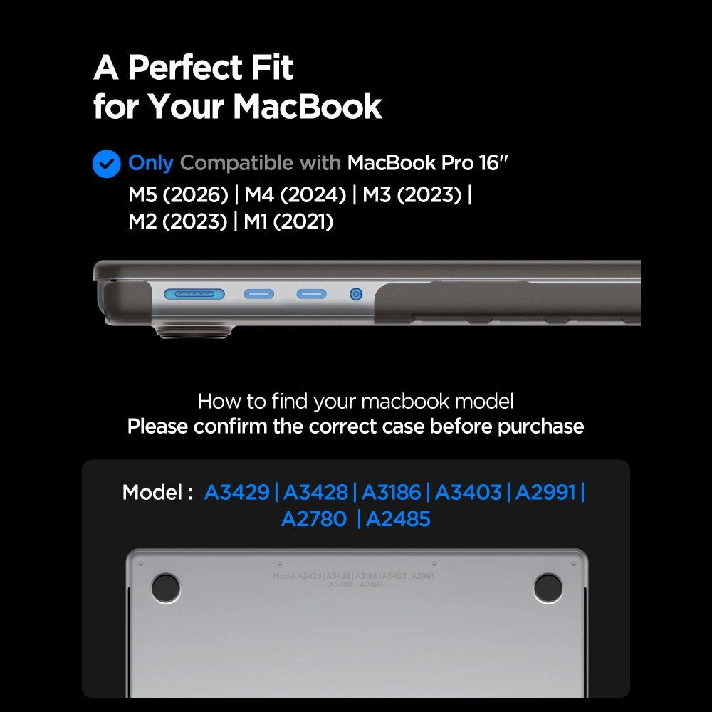 Etui Spigen AirSkin na MacBook Pro 16" 2021 / 2023 / 2024 / 2025 / 2026 – zdjęcie 10