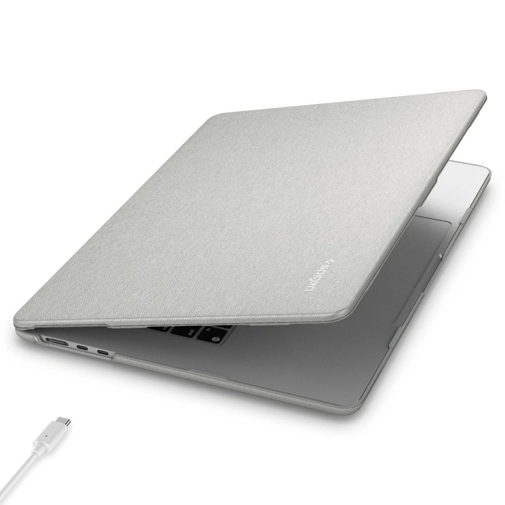 Etui Spigen Urban Fit na MacBook Air 13" 2023 / 2024 / 2025 2026 - szare – zdjęcie 2