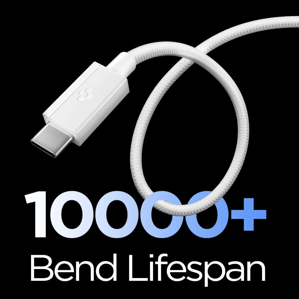 Kabel Spigen Essential EB6015AC USB-C 60W 150 cm - biały – zdjęcie 4