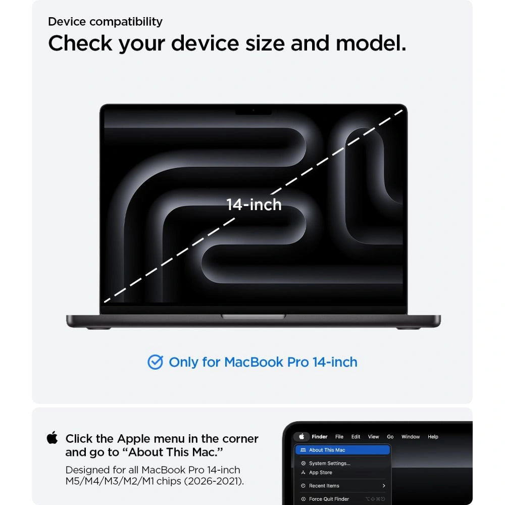 Etui Spigen Urban Fit na MacBook Pro 14" 2021 / 2023 / 2024 / 2025 / 2026 – zdjęcie 6