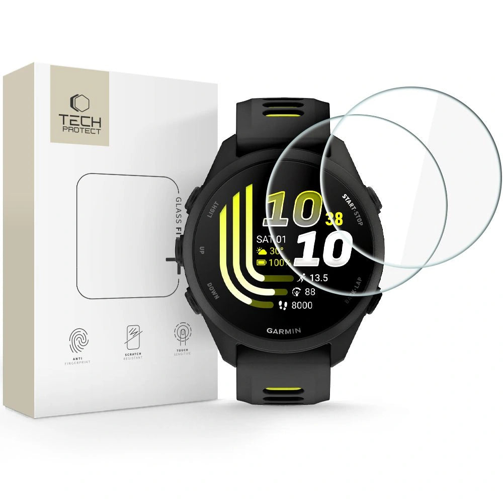 Szkło hartowane Tech-Protect Glass Fit+ na Garmin Forerunner 70 / 170