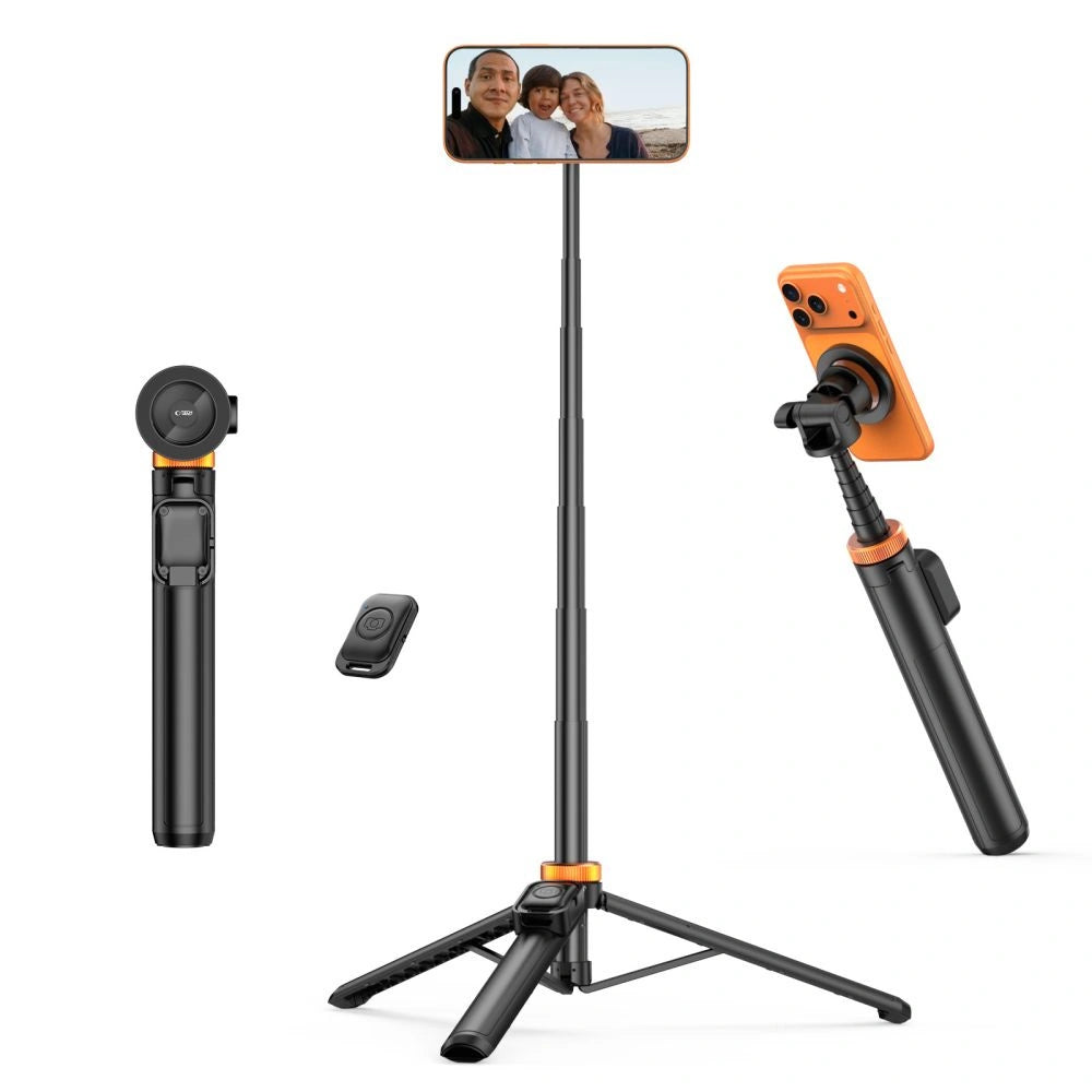 Selfie stick Tech-Protect L03S MagSafe Bluetooth Selfie Stick - czarny – zdjęcie 4
