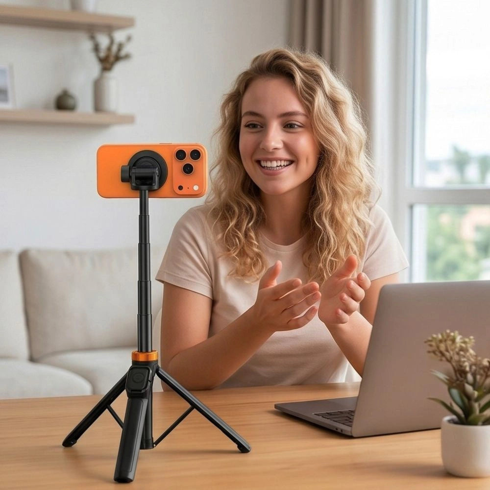 Selfie stick Tech-Protect L03S MagSafe Bluetooth Selfie Stick - czarny – zdjęcie 8