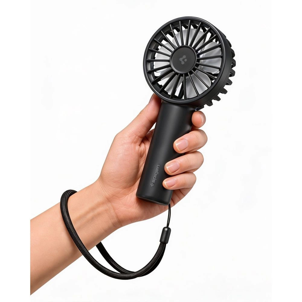 Mini wentylator Spigen A905 Mini Portable Handheld Fan - czarny – zdjęcie 2