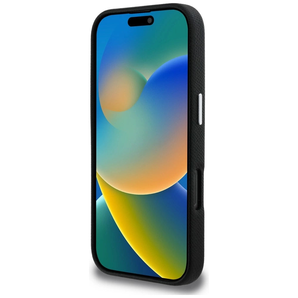 Etui Karl Lagerfeld FW Grained Signature Logo na iPhone 16 Pro Max - czarne – zdjęcie 5