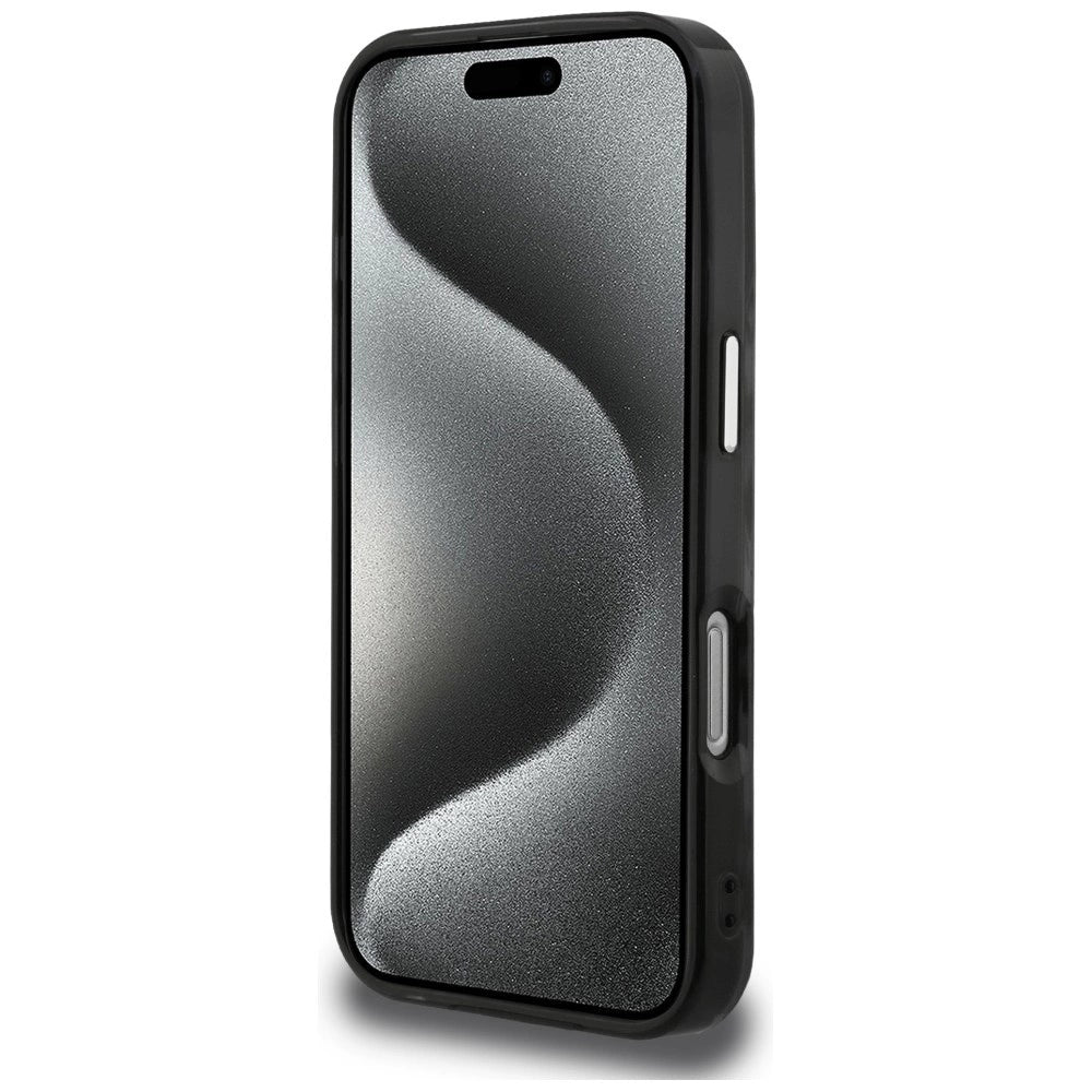 Etui Karl Lagerfeld IML Choupette Head Logo na iPhone 16 Pro - czarne – zdjęcie 5