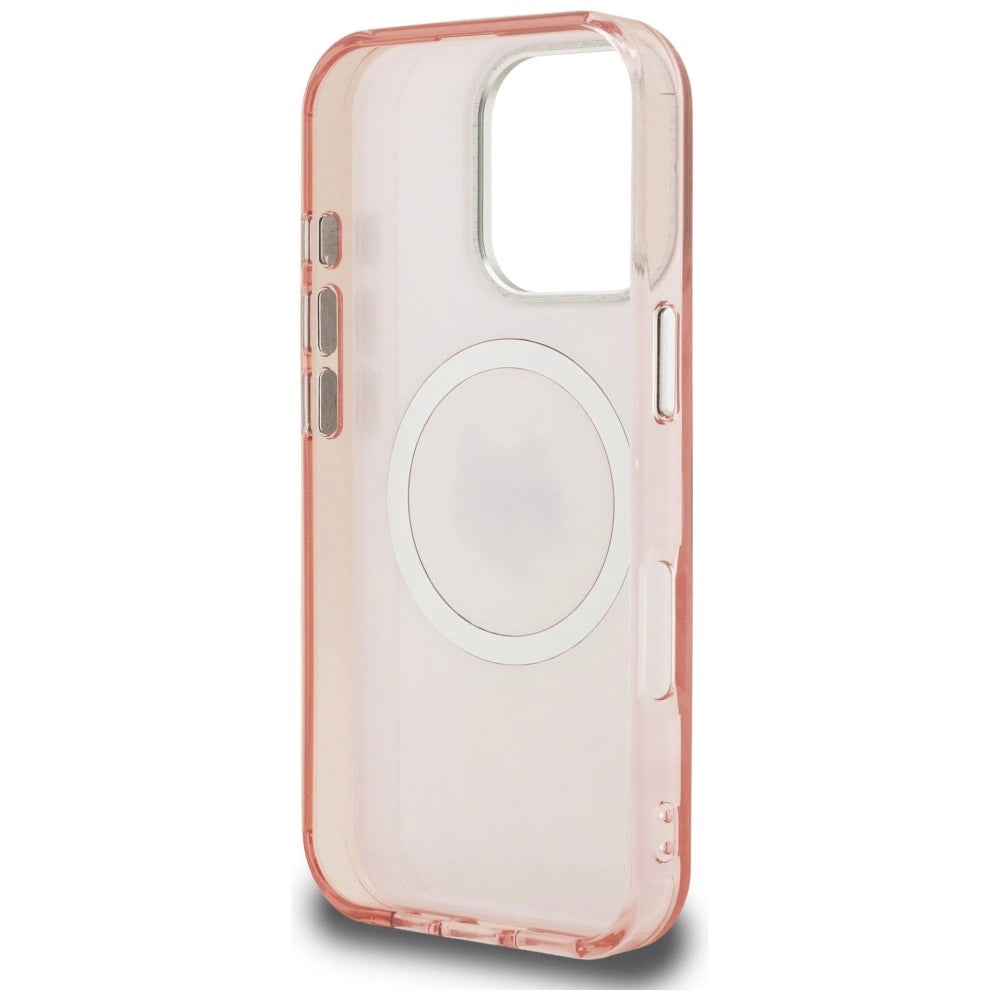 Etui Karl Lagerfeld IML Choupette Head Logo na iPhone 16 Pro Max - różowe – zdjęcie 7
