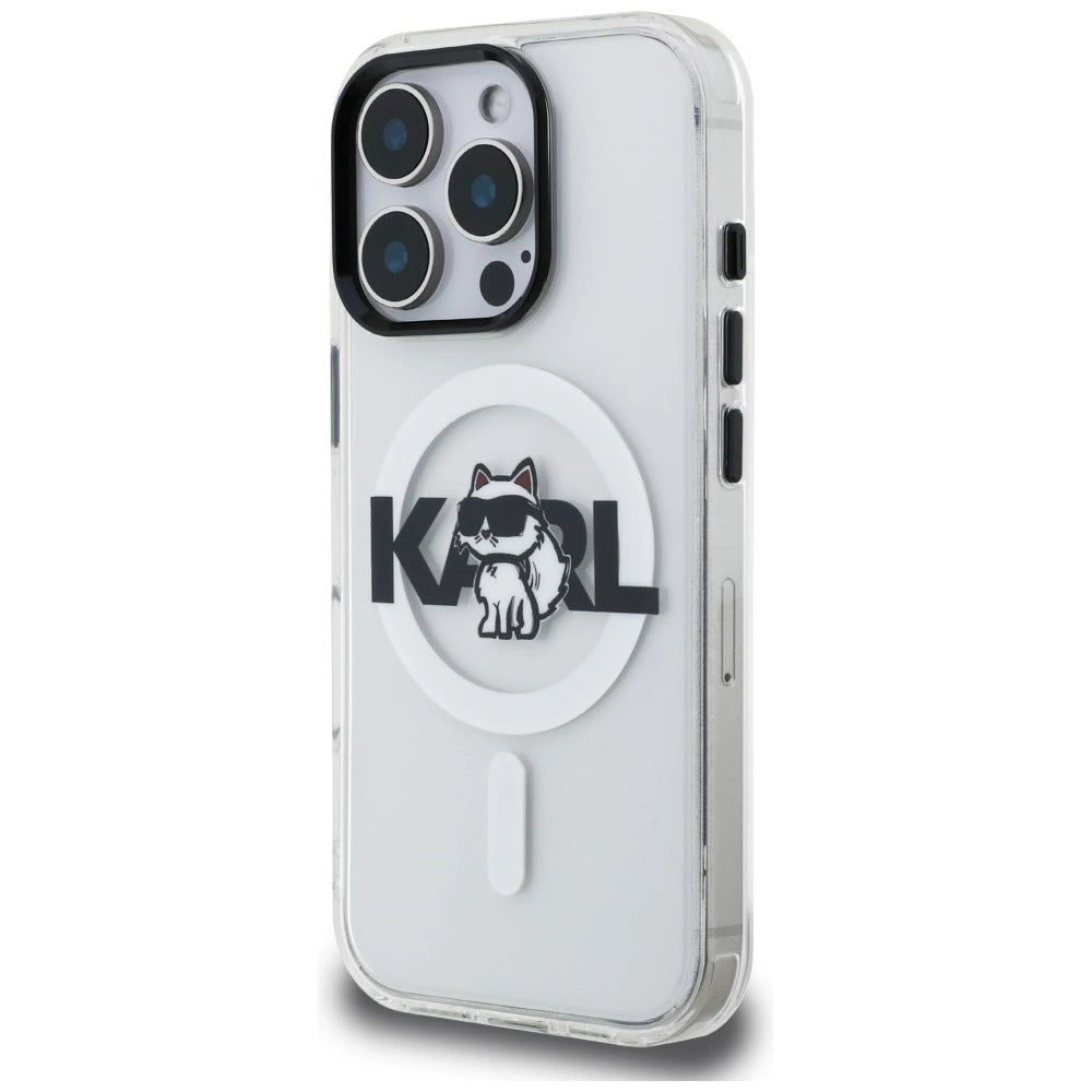 Etui Karl Lagerfeld IML Choupette na iPhone 16 Pro Max - przezroczyste – zdjęcie 2