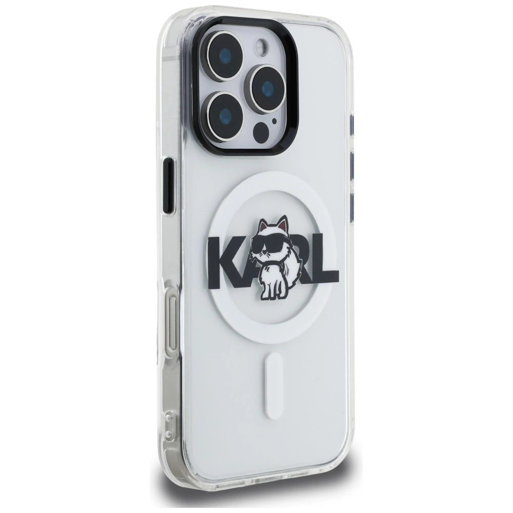 Etui Karl Lagerfeld IML Choupette na iPhone 16 Pro Max - przezroczyste – zdjęcie 4