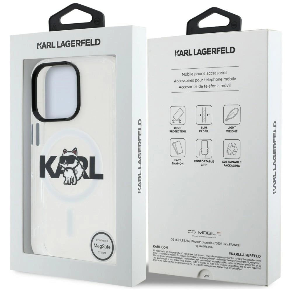 Etui Karl Lagerfeld IML Choupette na iPhone 16 Pro Max - przezroczyste – zdjęcie 8