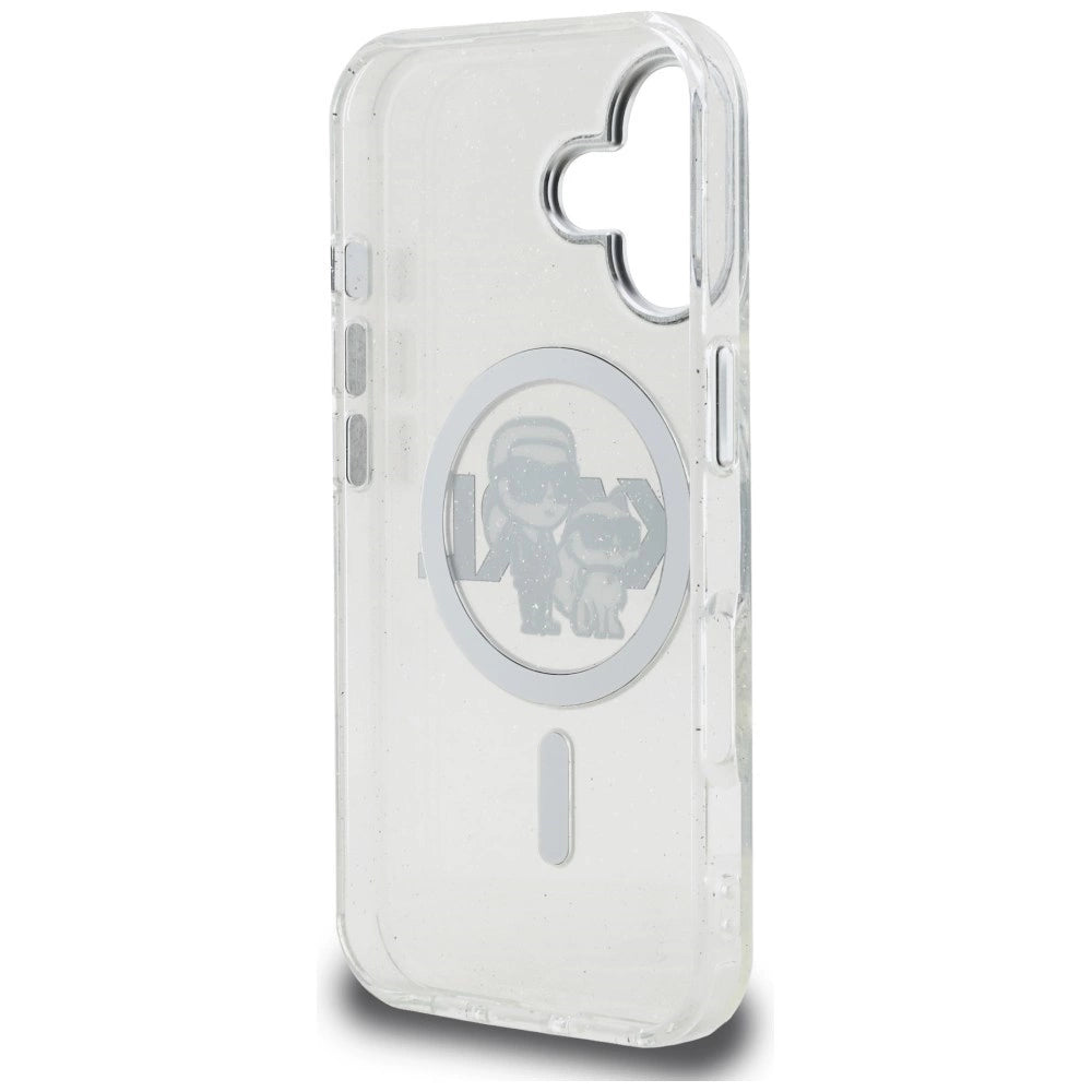 Etui Karl Lagerfeld IML Glitter Karl & do iPhone 16 - przezroczyste – zdjęcie 7