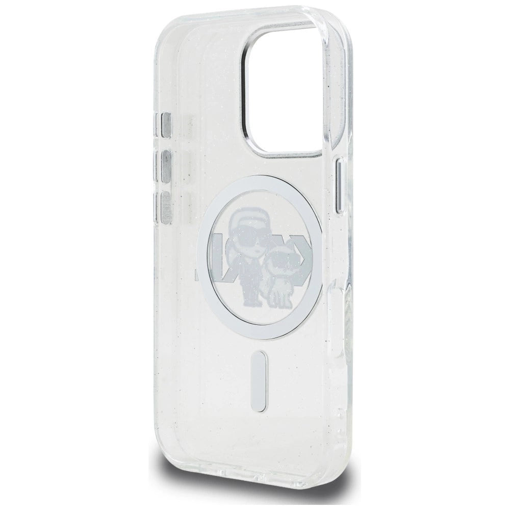 Etui Karl Lagerfeld IML Glitter Karl na iPhone 16 Pro Max - przezroczyste – zdjęcie 7