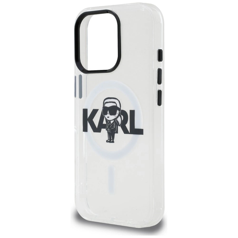 Etui Karl Lagerfeld IML Karl Sketch na iPhone 16 Pro Max - przezroczyste – zdjęcie 6