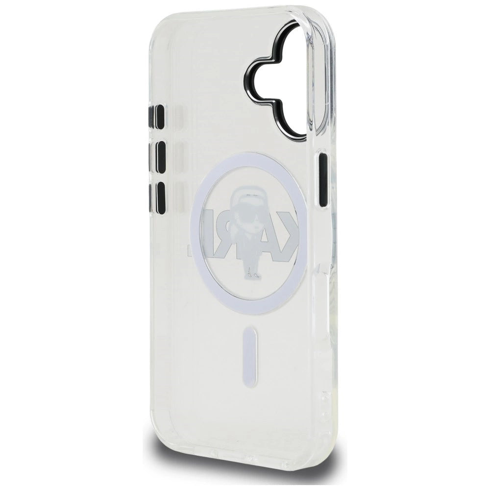 Etui Karl Lagerfeld IML Karl Sketch Logo na iPhone 16 - przezroczyste – zdjęcie 7