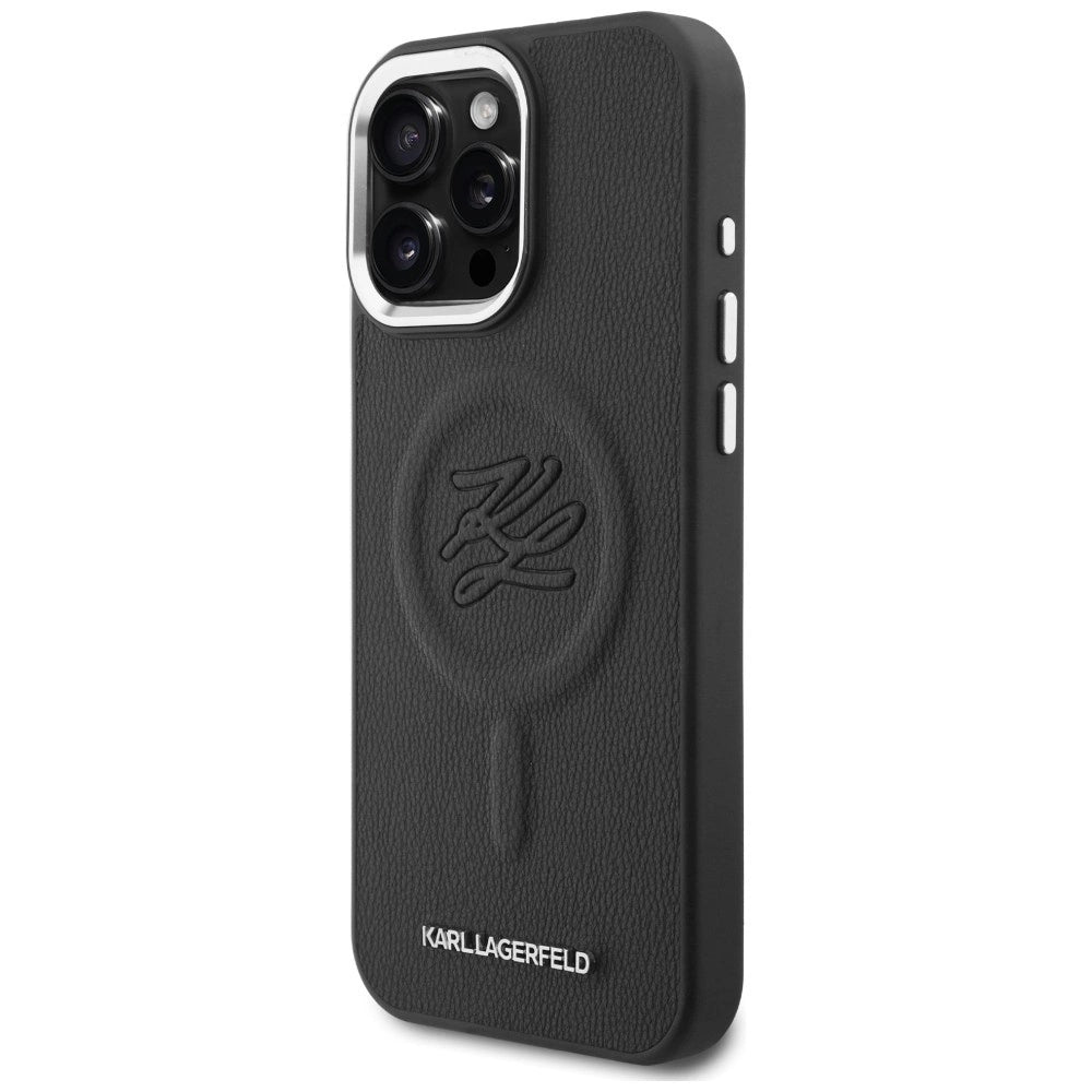 Etui Karl Lagerfeld Embossed Ring Initials na Samsung Galaxy S26 - czarne – zdjęcie 2