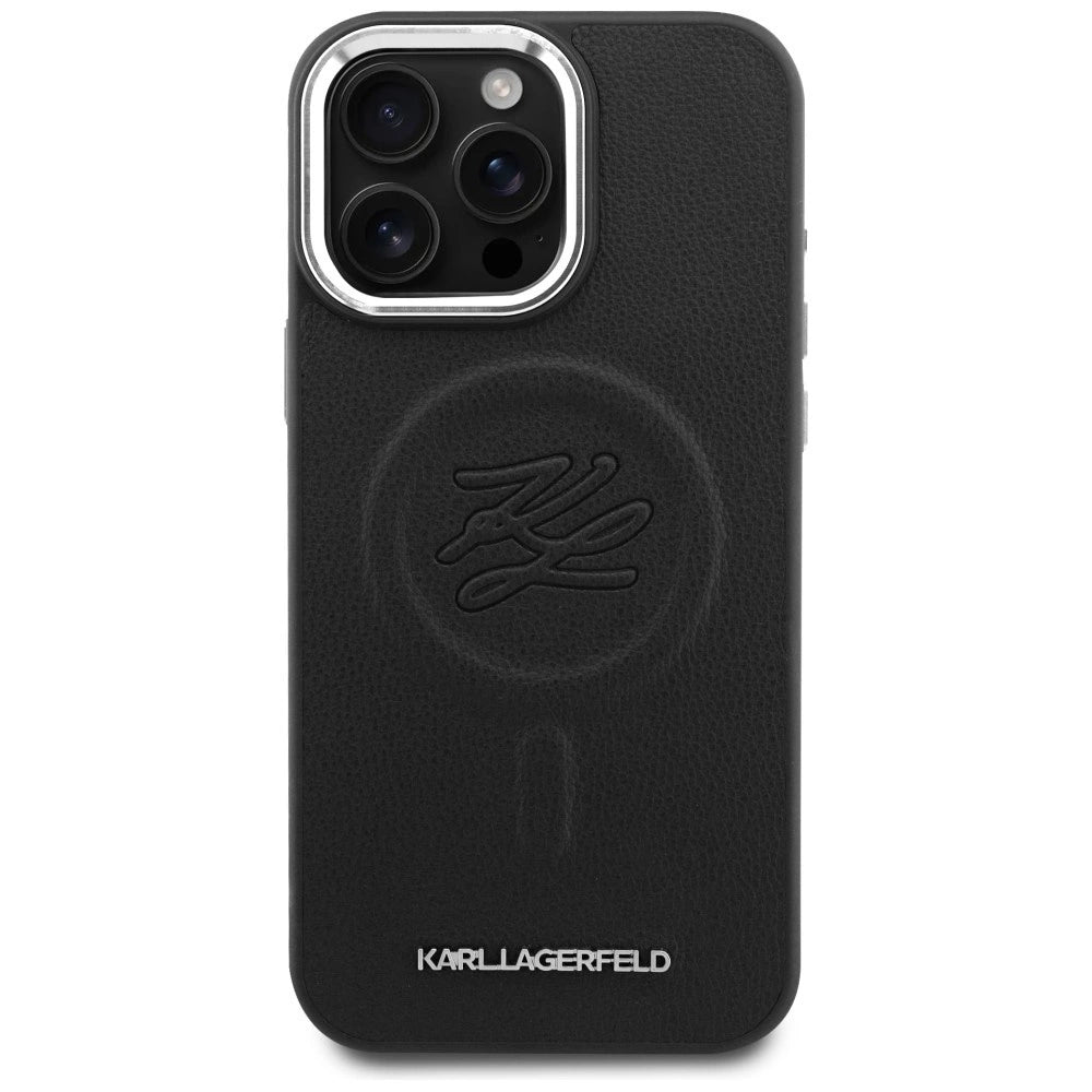 Etui Karl Lagerfeld Embossed Ring Initials na Samsung Galaxy S26 - czarne – zdjęcie 3