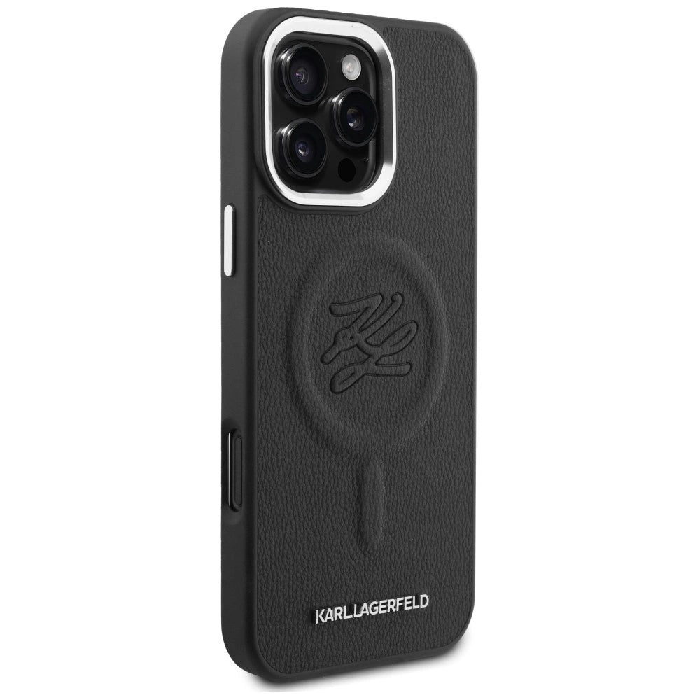 Etui Karl Lagerfeld Embossed Ring Initials na Samsung Galaxy S26 - czarne – zdjęcie 4