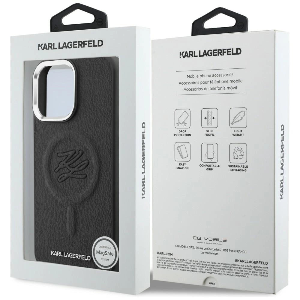 Etui Karl Lagerfeld Embossed Ring Initials na Samsung Galaxy S26 - czarne – zdjęcie 8