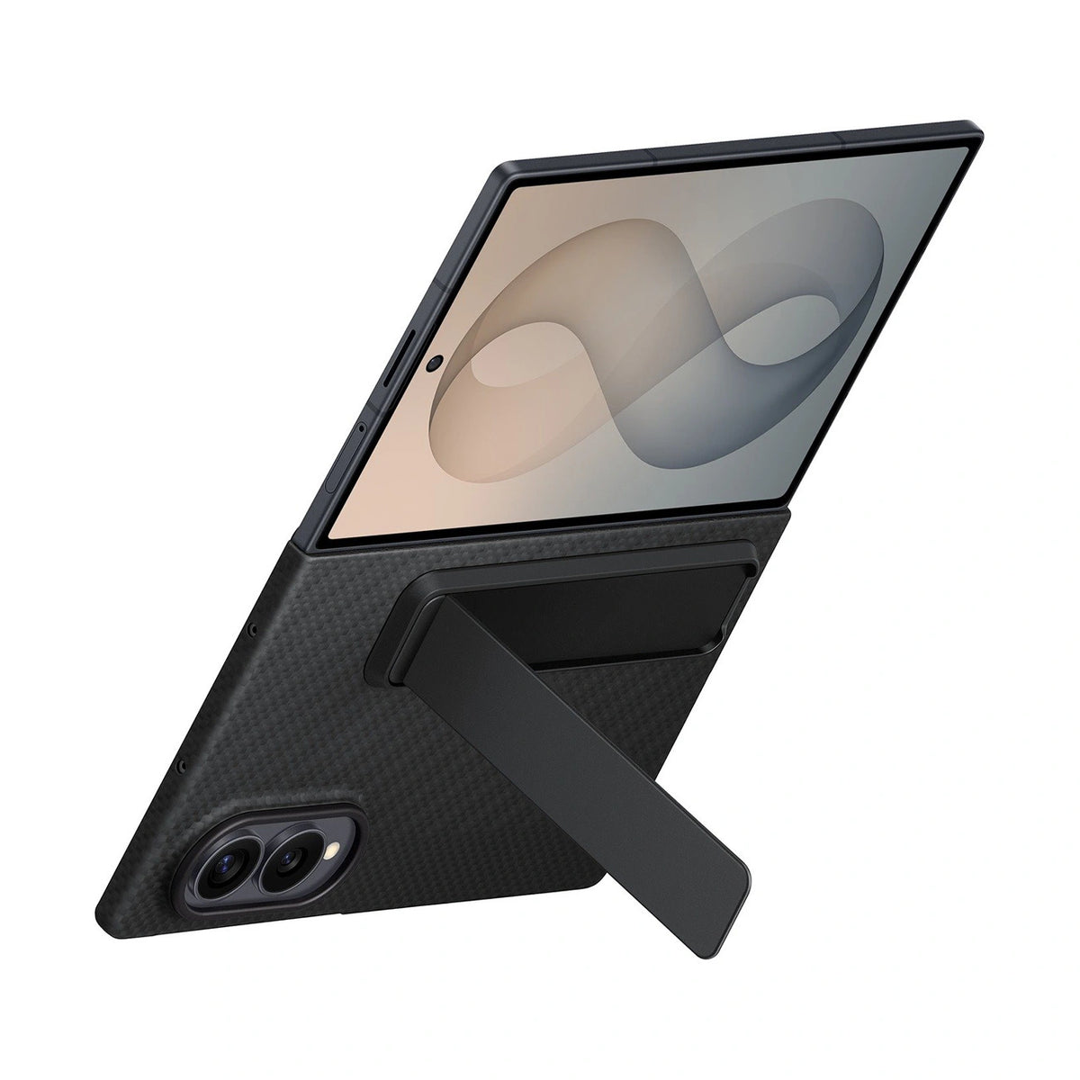 Etui Samsung Carbon Standing Case EF-XF971SBE na Samsung Galaxy Z - czarne – zdjęcie 4