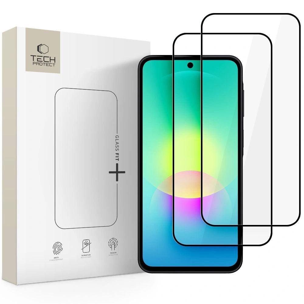Szkło hartowane Tech-Protect Glass Fit+ na Samsung Galaxy A27 5G - czarne
