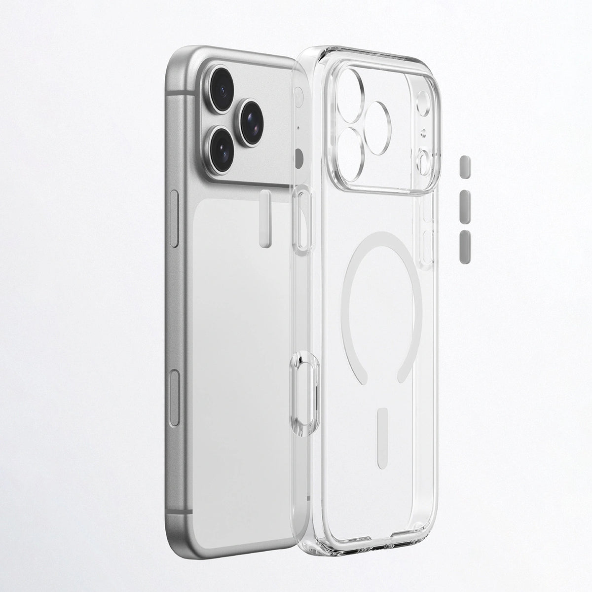 Etui AMAZINGTHING Minimal na smycz kompatybilne z MagSafe - przezroczyste – zdjęcie 11