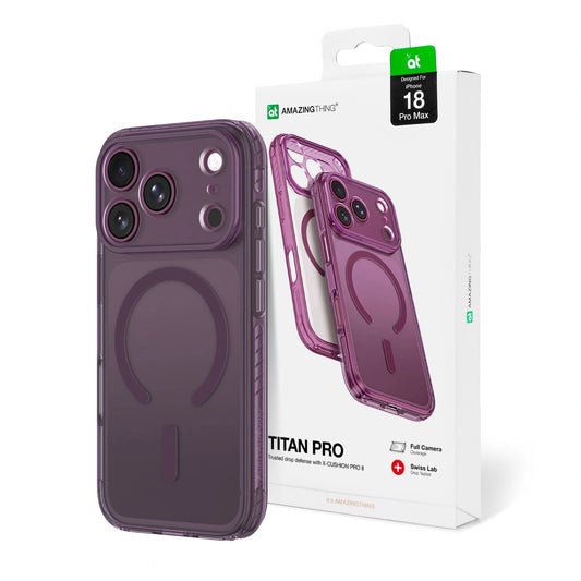 Etui AMAZINGTHING Titan Pro Lens na iPhone 18 Pro Max z osłoną aparatu i mocowaniem na smycz kompatybilne z