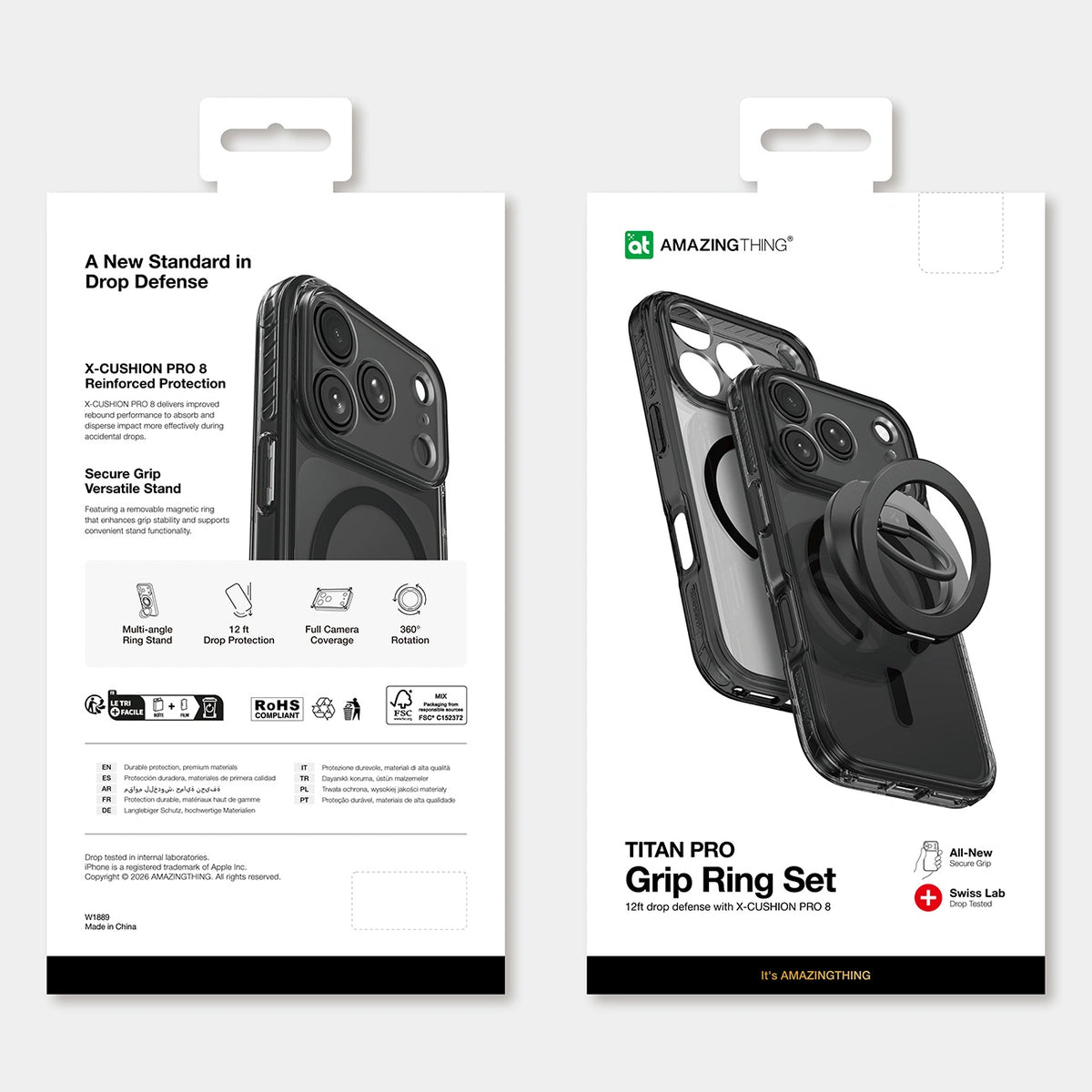 Etui AMAZINGTHING Titan Pro Lens Ring Set na iPhone 18 Pro Max z osłoną aparatu i ringiem magnetycznym – zdjęcie 8