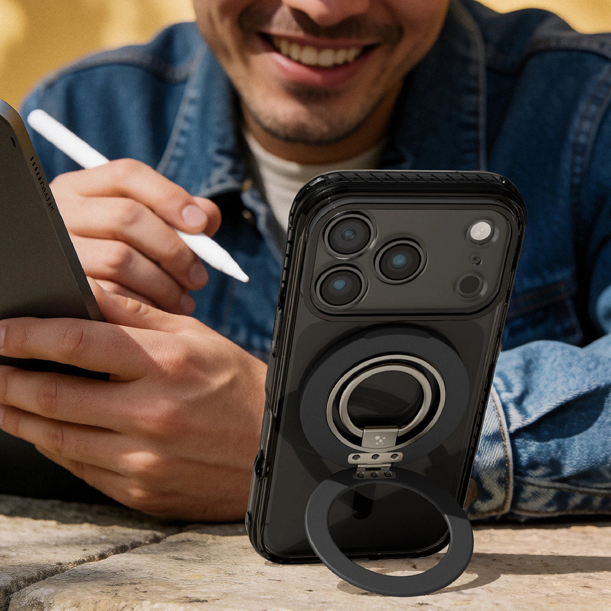 Etui AMAZINGTHING Titan Pro Lens Ring Set na iPhone 18 Pro Max z osłoną aparatu i ringiem magnetycznym – zdjęcie 9