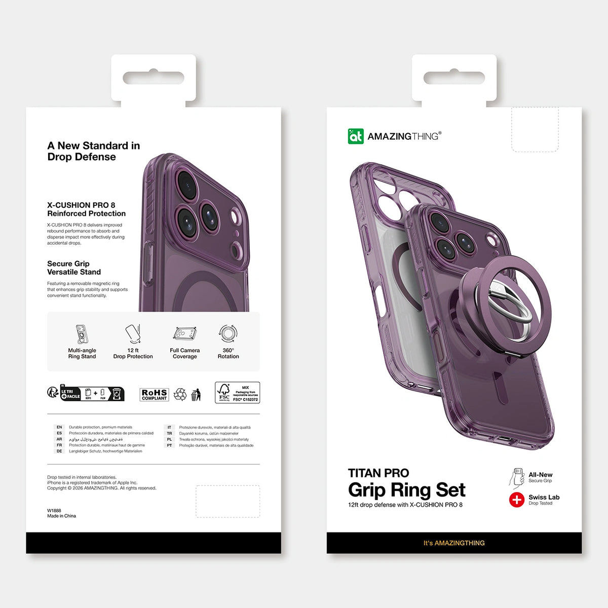 Etui AMAZINGTHING Titan Pro Lens Ring Set na iPhone 18 Pro Max z osłoną aparatu i ringiem magnetycznym – zdjęcie 8