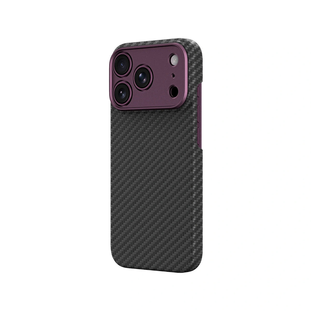 Etui AMAZINGTHING Titan Max Lens na iPhone 18 Pro z włókna - fioletowe – zdjęcie 2