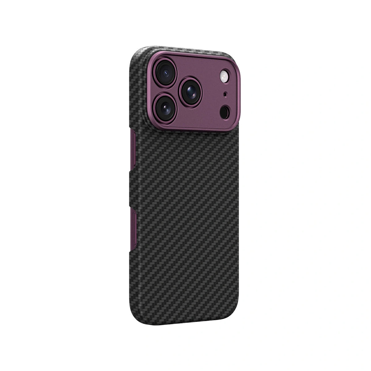 Etui AMAZINGTHING Titan Max Lens na iPhone 18 Pro Max z włókna - fioletowe – zdjęcie 4
