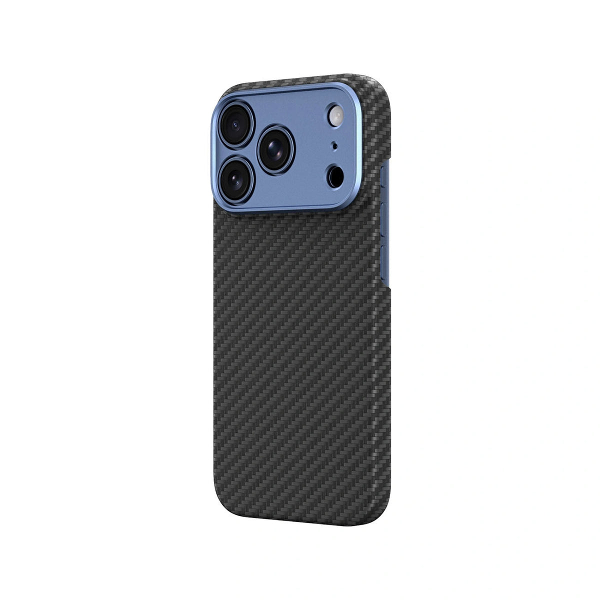 Etui AMAZINGTHING Titan Max Lens na iPhone 18 Pro z włókna - niebieskie – zdjęcie 2