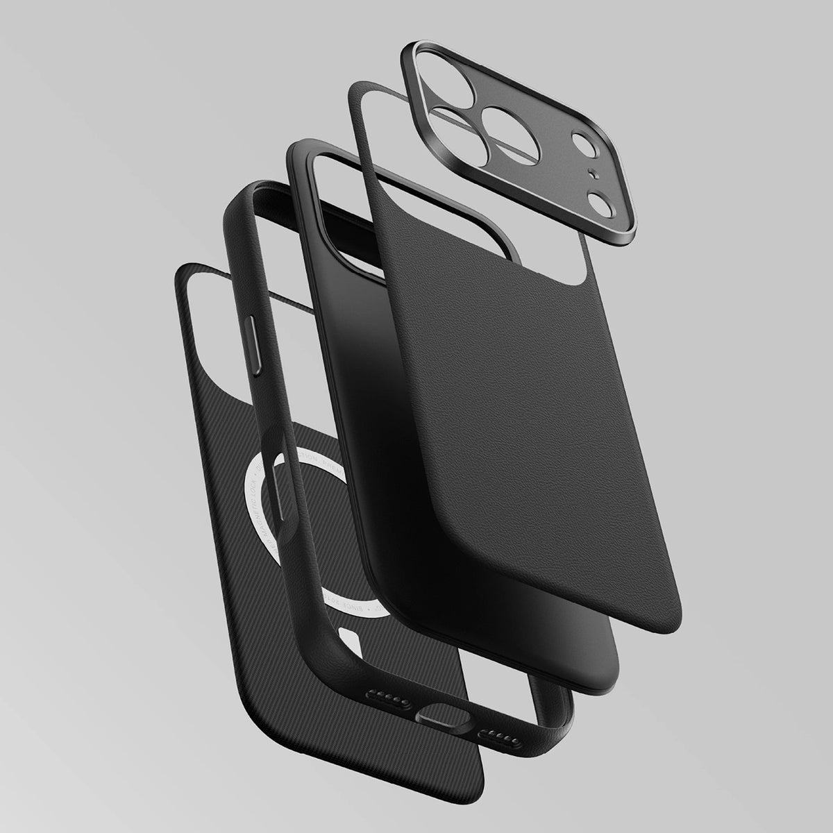 Etui AMAZINGTHING Glamour AllSkin na iPhone 18 Pro Max z osłoną - czarne – zdjęcie 8