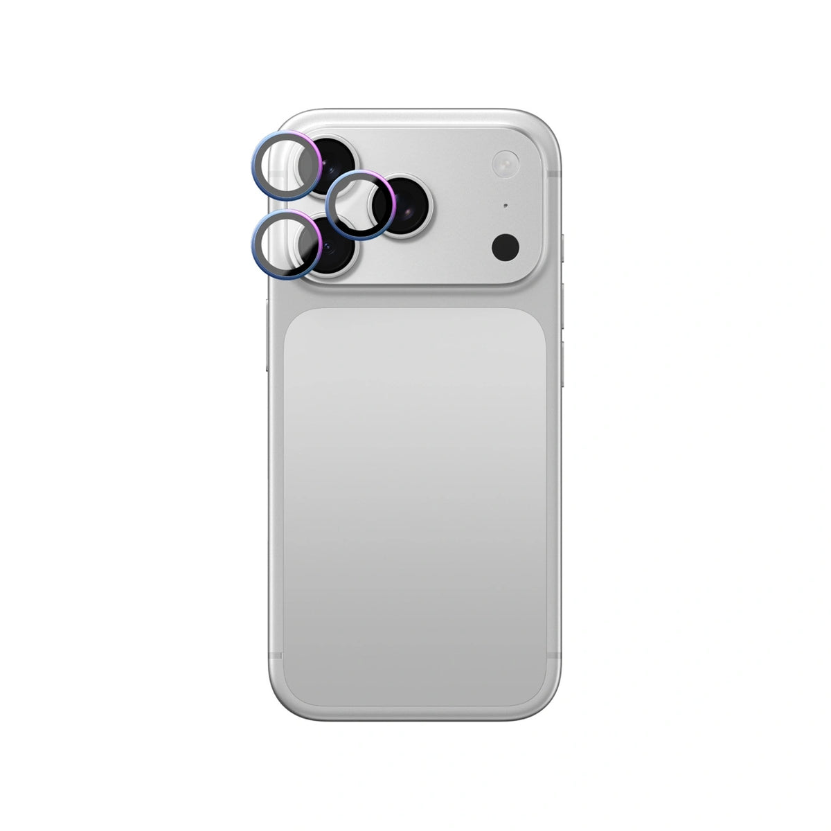 Szkło na obiektyw aparatu na iPhone 18 Pro / 18 Pro Max - opalizujące