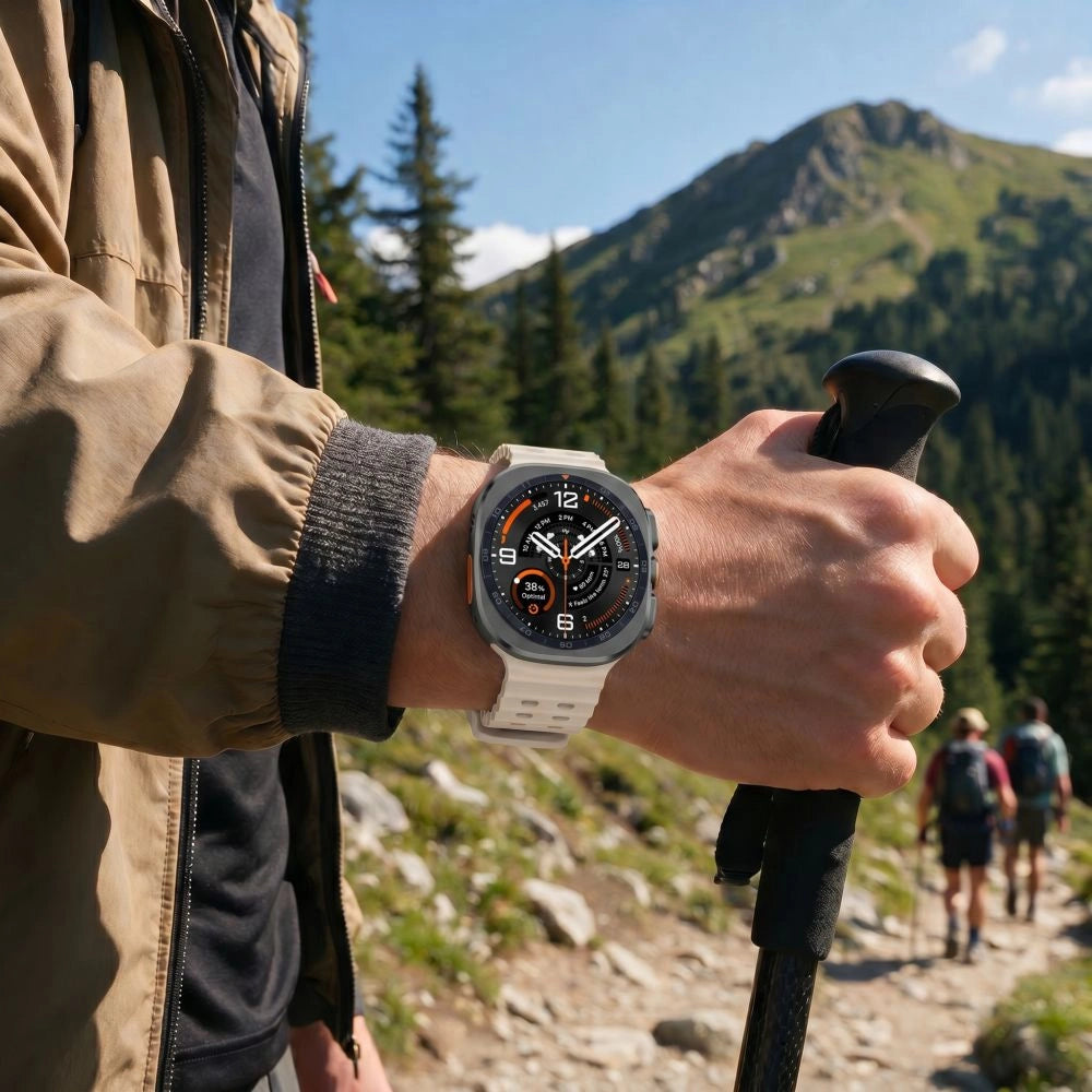 Pasek Tech-Protect Iconband Pro na Samsung Galaxy Ultra 47 mm - beżowy – zdjęcie 3
