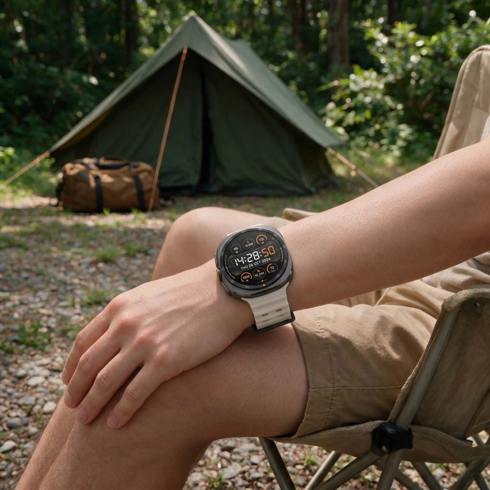 Pasek Tech-Protect Iconband Pro na Samsung Galaxy Ultra 47 mm - beżowy – zdjęcie 4