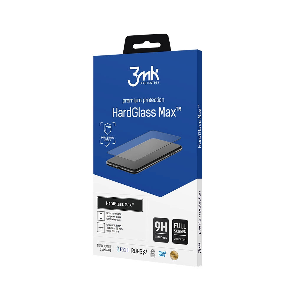 Szkło hartowane 3mk HardGlass Max Black na Xiaomi 17/ 17 Pro – zdjęcie 2