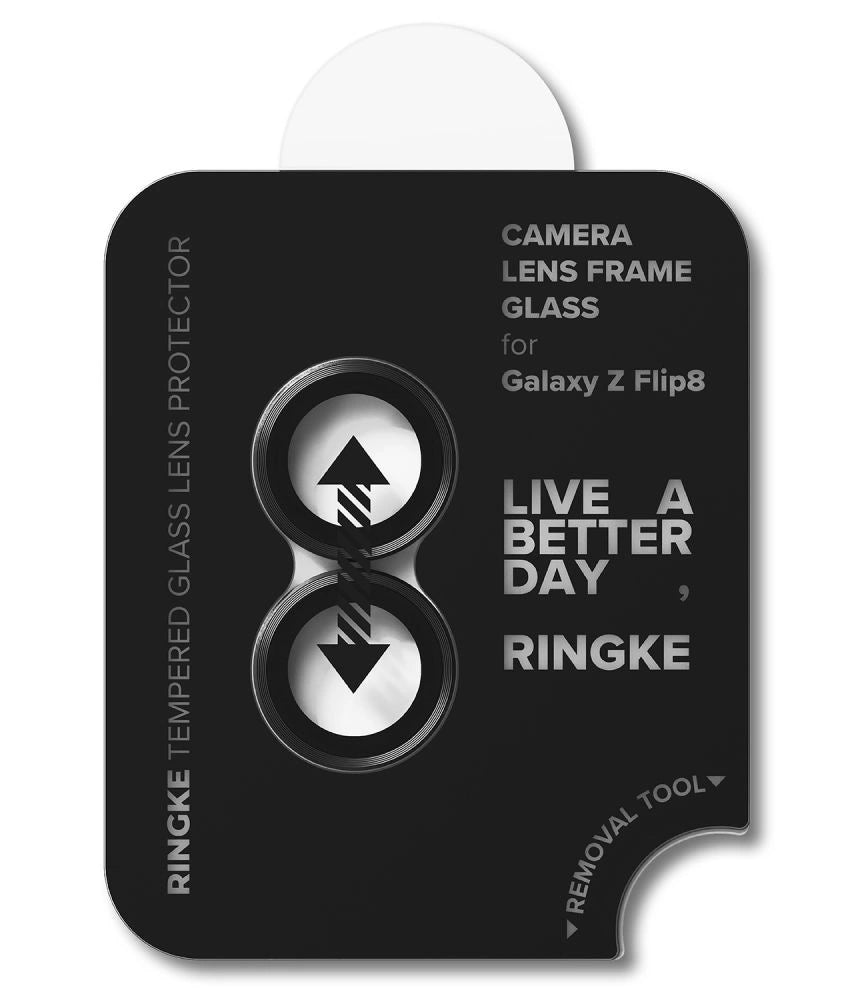 Osłona aparatu Ringke Camera Frame na Samsung Galaxy Z Flip 8 - czarna – zdjęcie 4